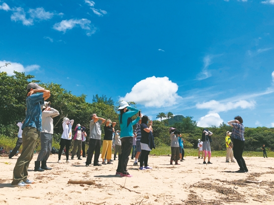 有山有海的墾丁國家公園十分適合進行山海療癒活動／墾管處提供