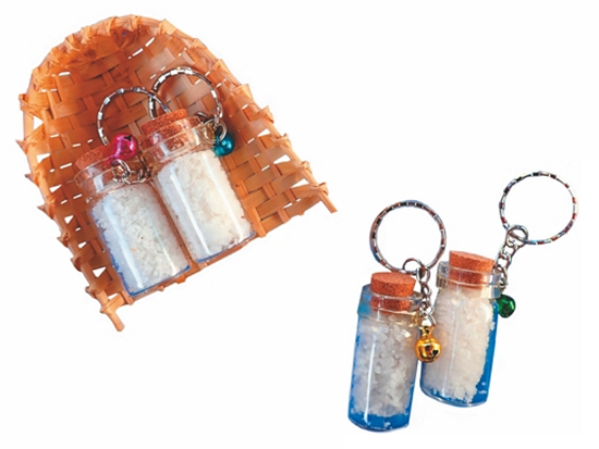 學員可帶回屬於自己的平安鹽罐／墾管處提供