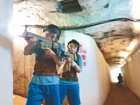 透過生存遊戲將對碉堡、坑道等戰地工事產生不同感受／金管處提供