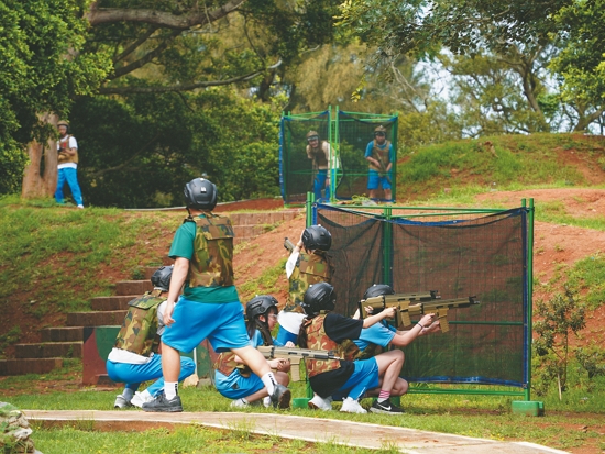 學生們同心協力希望在對抗中取得勝利／金管處提供