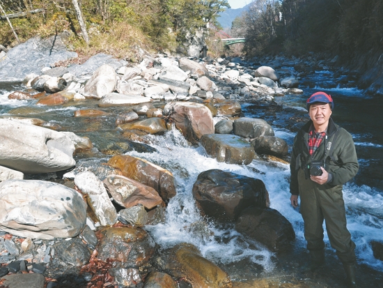 拍攝七家灣溪溪流環境工作紀錄照