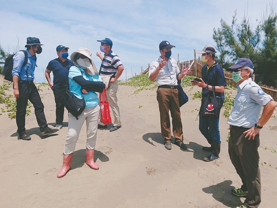 勘查網仔寮汕沙洲現況