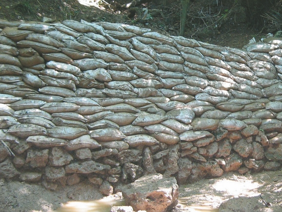 小溪貝塚 下/沙包保護