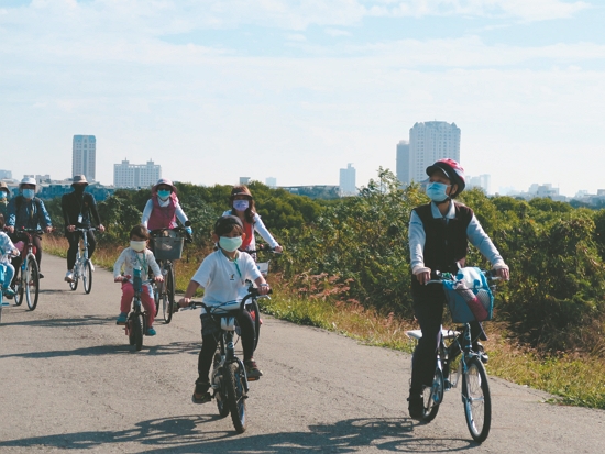 單車賞鳥趣、春遊山海圳