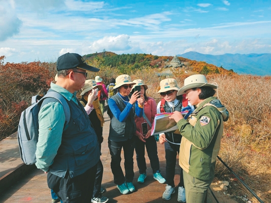 臺灣代表團訪智異山老姑壇／陽管處 提供