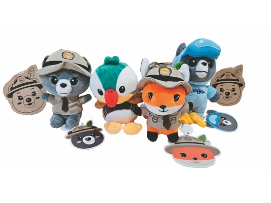 韓國不同國立公園之吉祥物玩偶／陽管處 提供