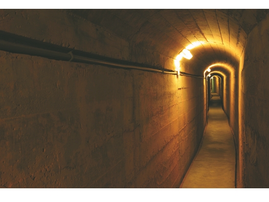 瓊林民防坑道是金門規模最大的民防坑道／金管處 提供