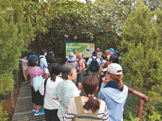 與會人士參訪淡水紅樹林自然保留區／臺大地理環境資源學系 提供