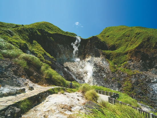 小油坑的火山噴氣孔變化是監測的重點之一／陽管處 提供