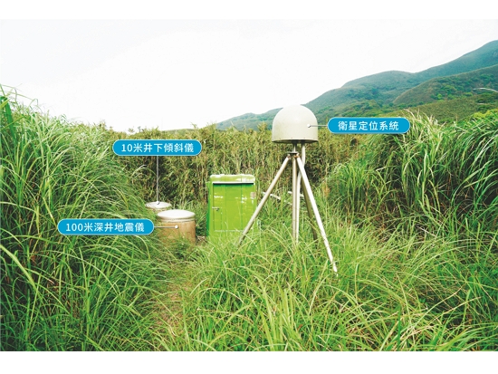    藉大屯火山地區連續觀測站的設備記錄火山所造成的地震活動與地殼變形／陽管處 提供