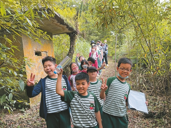 學員們化身小小巡守員，鍛鍊判斷力、聽力與眼力
