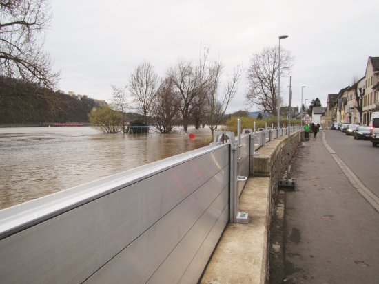 河岸採取的防洪措施／ICPR 提供