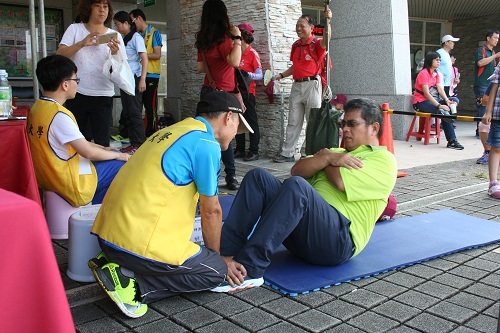 國民體適能檢測(臺中都會公園提供)