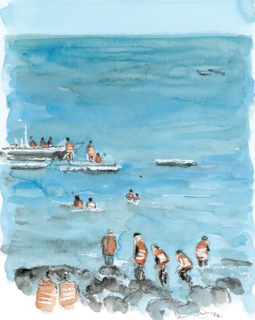 觀光旅遊業發展與漁業漁民間的衝突，該如何選擇呢?!
(圖片摘錄「為愛出行」)
