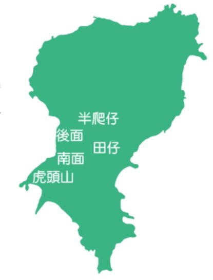 東吉嶼聚落族群分布圖(海洋國家公園管理處提供)