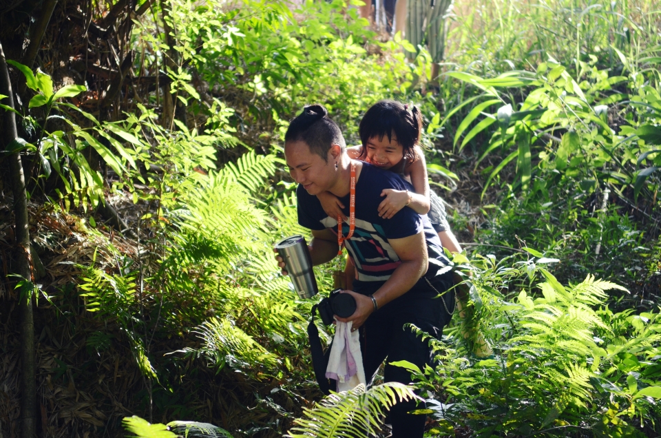 透過活動增加親子互動，讓這趟一起在國家公園出遊的旅程能被深刻地珍藏心底(雪霸國家公園管理處提供)