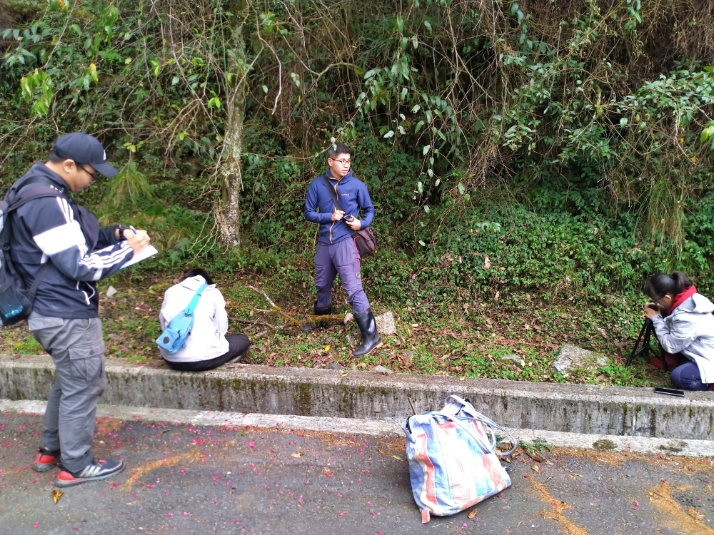 團隊進行實地調查