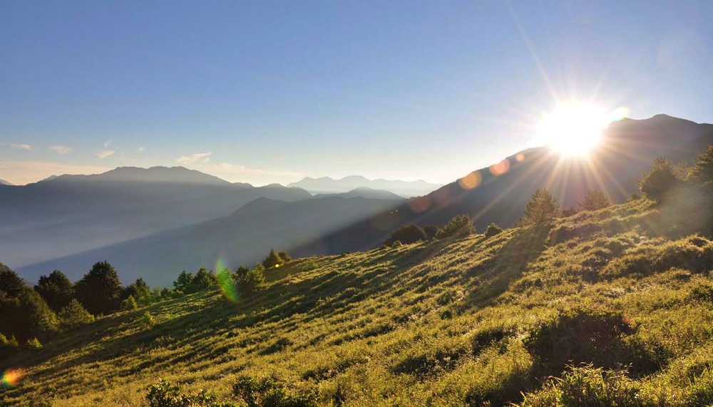 麟趾山步道沿途展望極佳(玉山國家公園管理處提供)