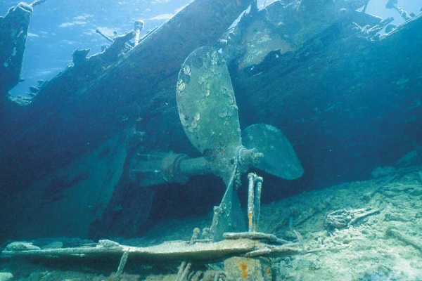 東沙環海域沉船景觀