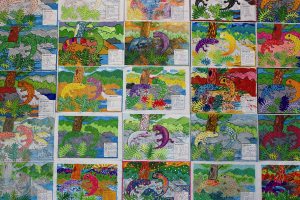 觀霧山椒魚著色比賽得獎作品