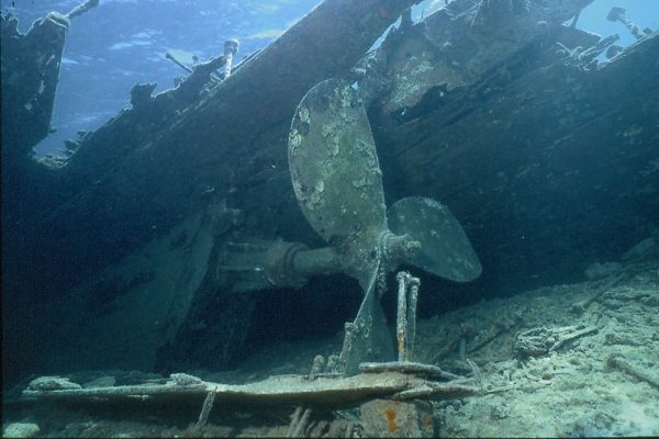 東沙外環礁海域的沉船 