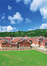 金門傳統聚落，展現不凡美態。圖為山后中堡/金管處提供