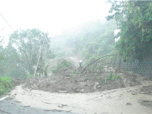 今年初秋襲台的辛樂克颱風，瞬間降下的滂沱大雨，令人留下深刻印象/Emma懾