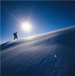 想完美獲取台灣高山雪景，需要有過人體力、毅力、技巧，還需加上一些運氣方能達成。(攝於太魯閣國家公園)