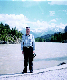 林義野組長曾於1999年考察加拿大洛磯山脈區4座國家公園，對於其百年經營的成長與規劃，有著極深的感悟與體認／林義野提供