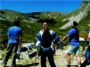 憑著一股勇氣與執著,呂蒔媛在雪山上與雪霸國家公園合作完成了不可能的任務與挑戰/呂蒔媛提供