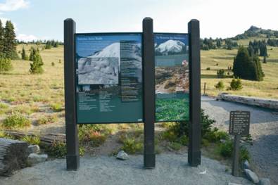 Interpretation signs are placed around the park, introducing visitors to the local natural environment