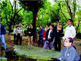 The Promotion Team went to Ecotourism Site for on-sit esurvey. (provided by Ling Lin)
