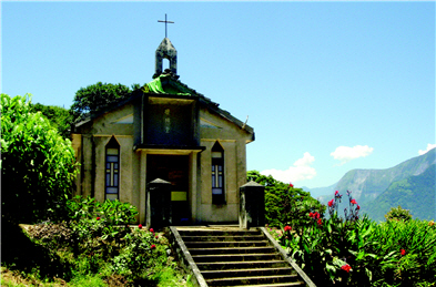 Before the old church was a belief center at Dali Village, and now is remained well.(by Cora Hsu)