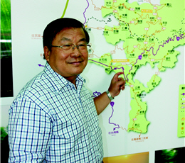 Fu-sung Jhung is former Director of Alishan National Scenic Area and the impor tant promoter for Tapangu Village Ecotourism.(by Ching-lian Pang)