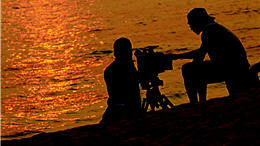 They decided to present this piece of land that demands both environmental protection and human development via this familiar type of medium.