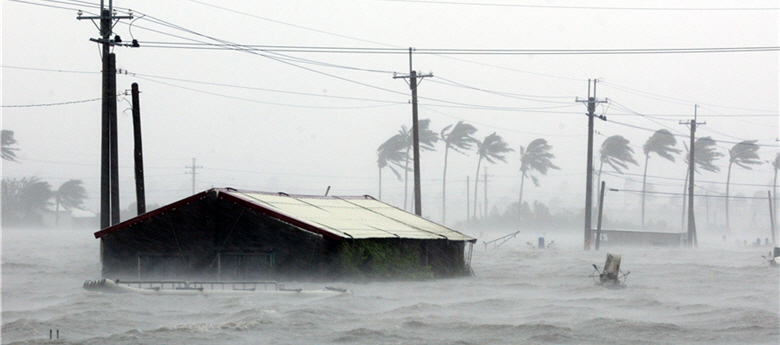 The downpour brought by the typhoon Morakot brought serius trail to South Taiwan./by Xue-sheng Liu