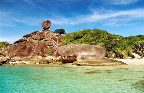 The huge rock shaped like a sailboat on Similan Islands is a masterpiece of Nature. / by Dmitry