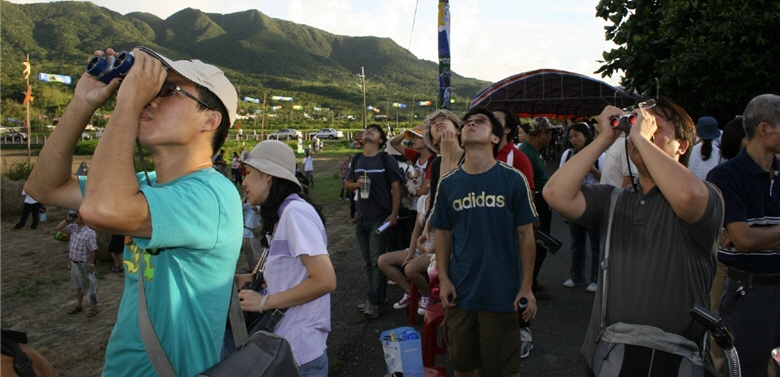 Waiting is the basic requirement of all observations in research. And technological assistance will make observation much more cost-effective and efficient. ／Photo provided by Kenting National Park