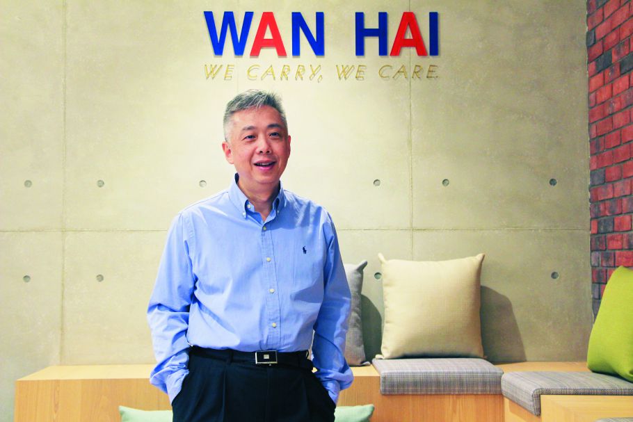 萬海航運董事長陳柏廷侃侃而談種樹初心／楊越涵 攝