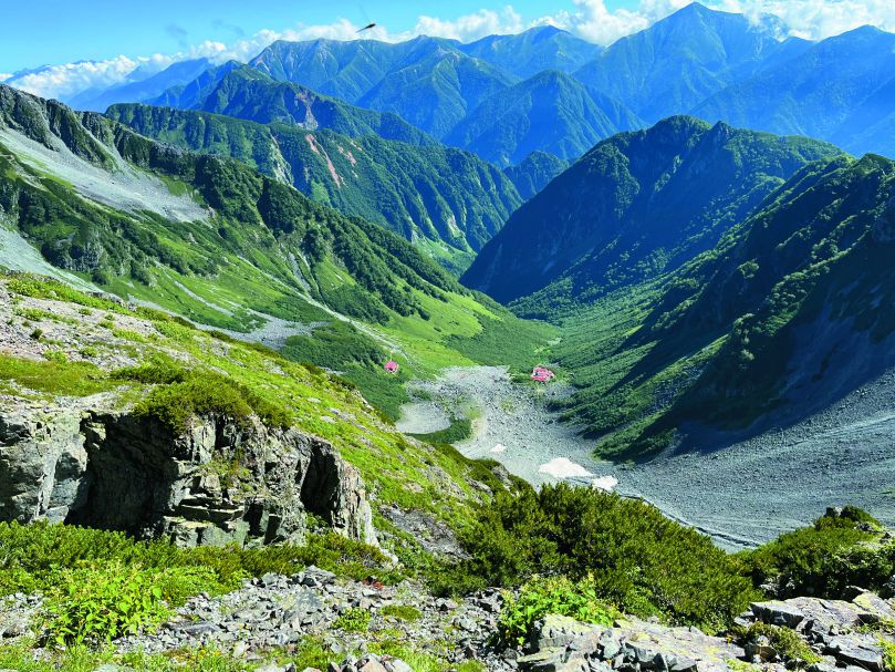 中部山岳國立公園穗高連峰眺望涸沢（圈谷