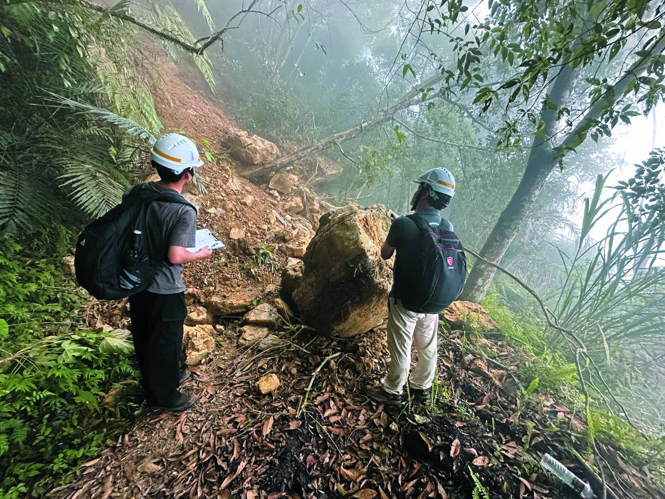 0403花蓮地震後，太管處進行勘災／林茂耀 攝