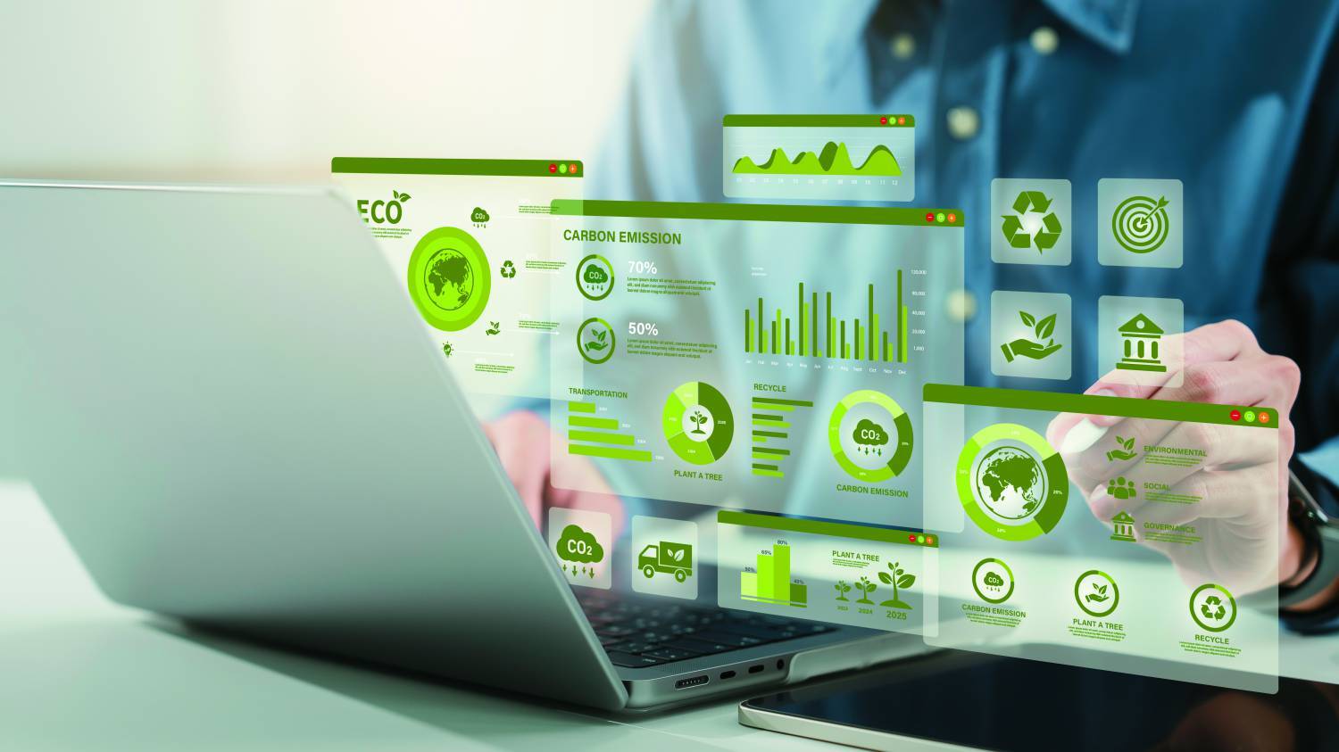 透過碳盤查，提升經營優勢，也有助於企業競爭力／Khanchit Khirisutchalual 提供（iStock）