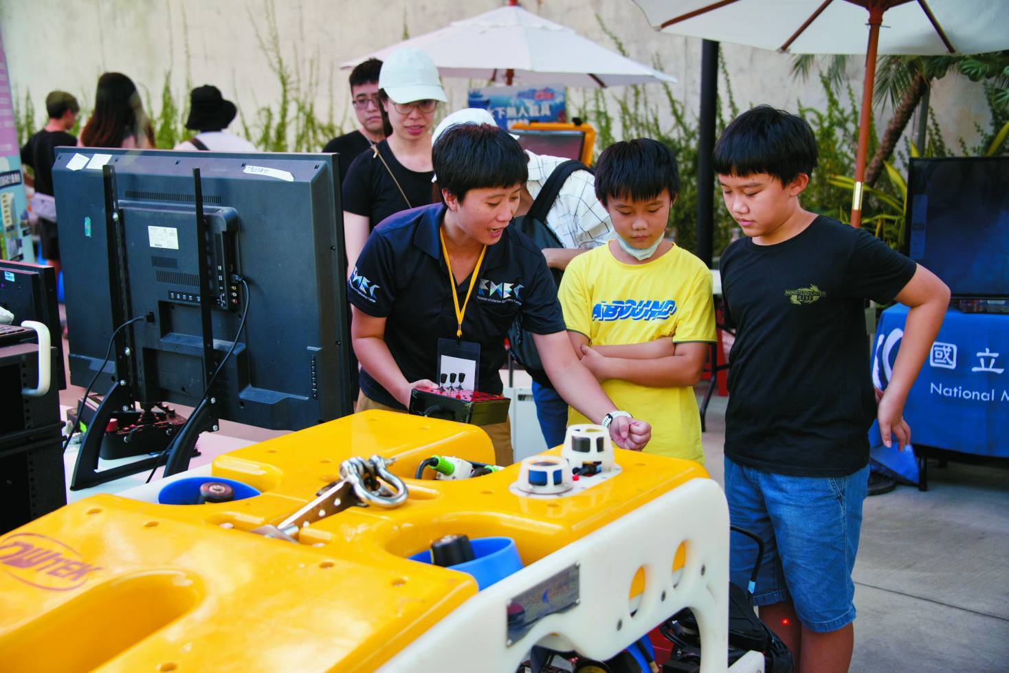 體驗水下無人載具探勘／海生館 提供