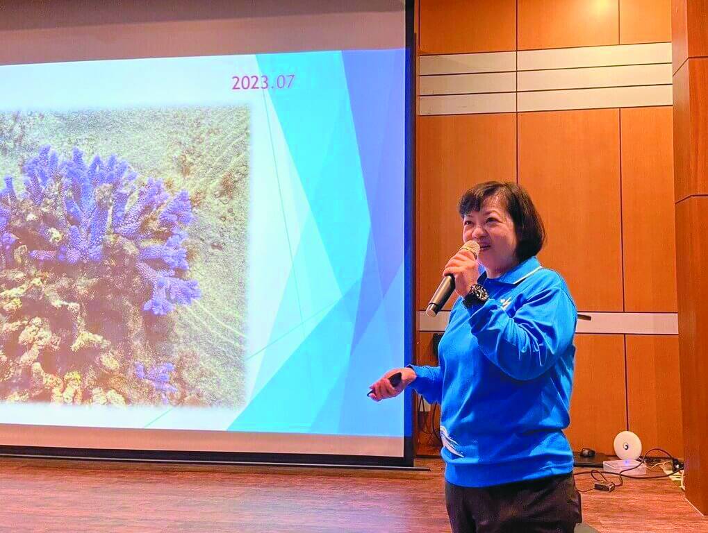 陳彥妃細數擔任志工後，海洋帶給她的驚喜與感動／海管處 提供