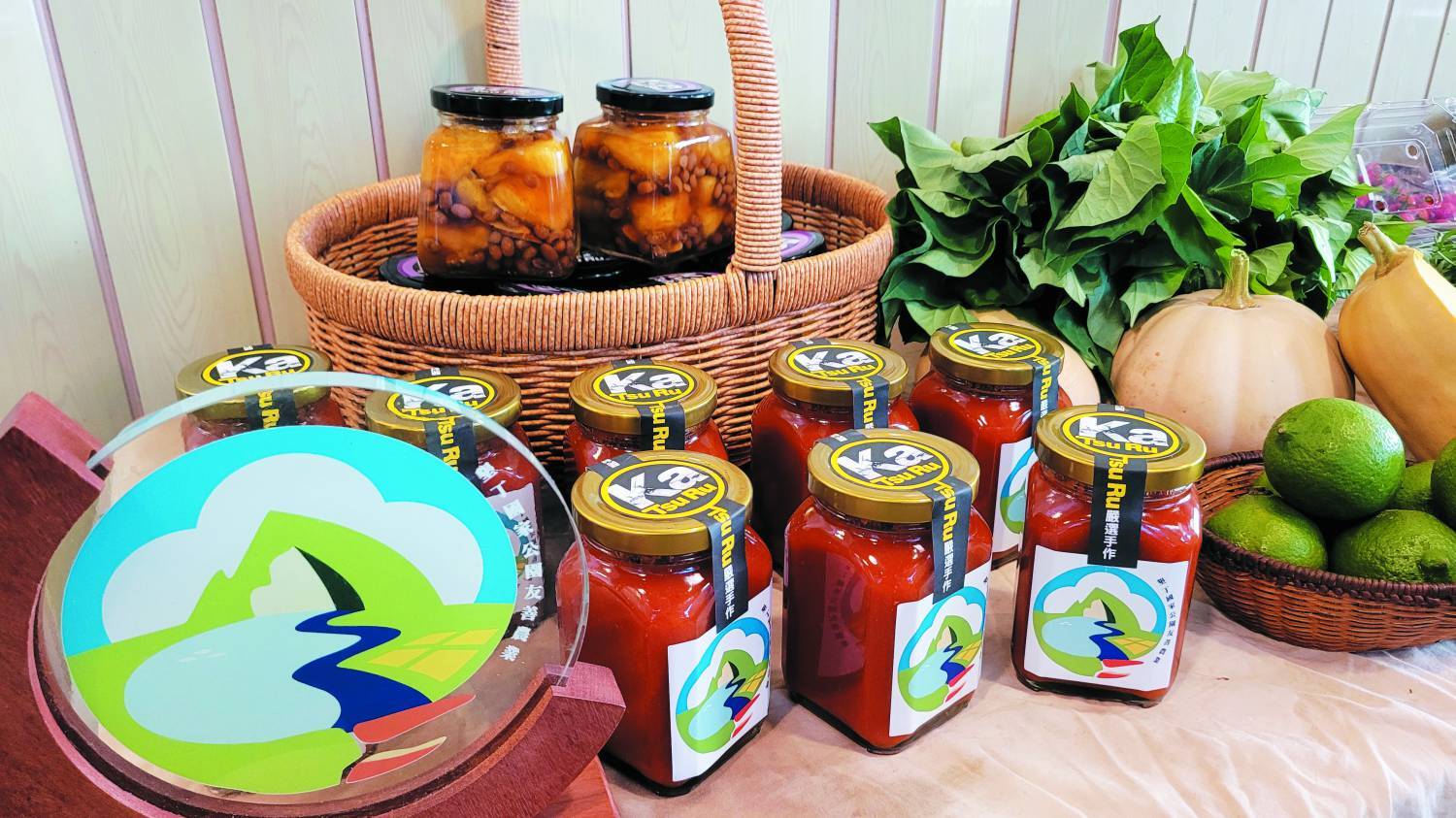 獲得「墾丁國家公園友善農業標章」的農產品／墾管處 提供