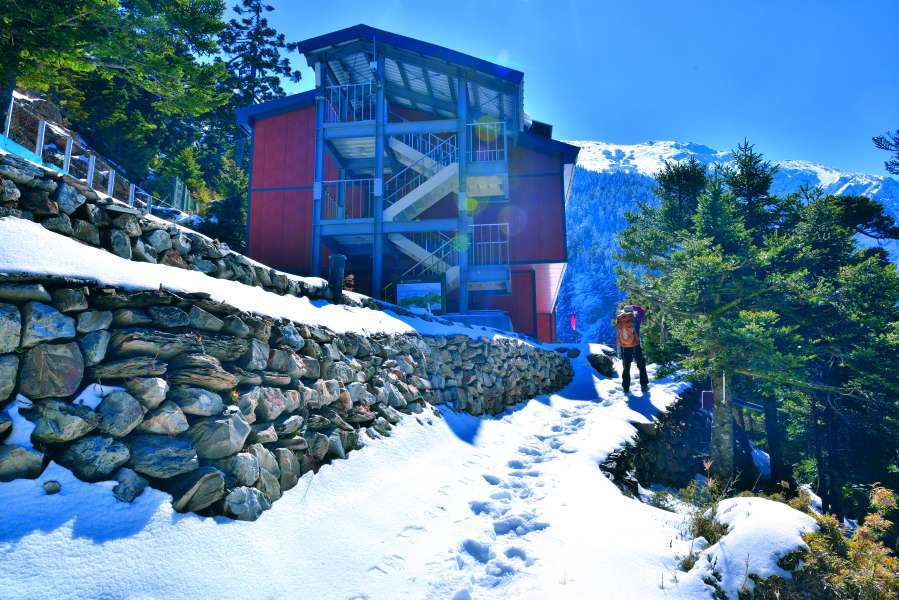 可容納116人的排雲山莊／何小綠 攝
