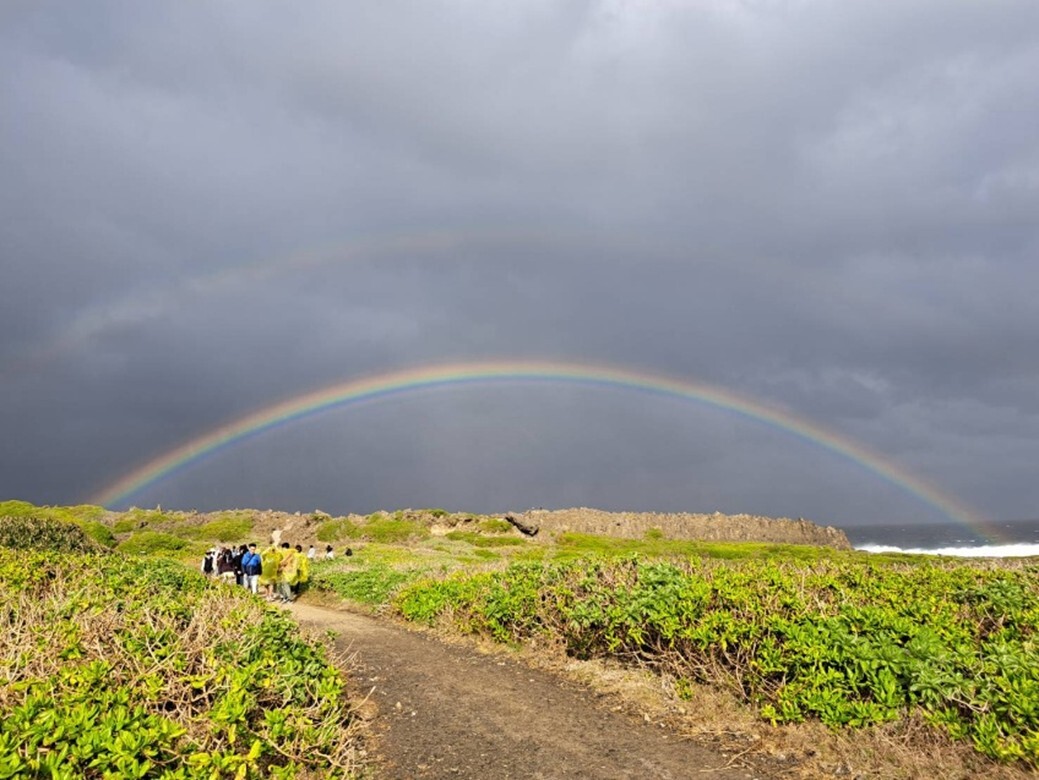 隨著四季變化，龍坑呈現截然不同的自然景緻（國境之南社區解說員提供）